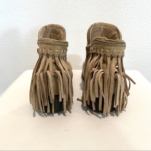 Embellished Fringe Shorty Boots - Picture 9 of 13